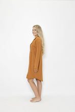 Load image into Gallery viewer, Ladies Winter Luxury Sleep Shirt - Spice Bamboo