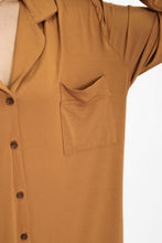Load image into Gallery viewer, Ladies Winter Luxury Sleep Shirt - Spice Bamboo
