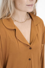 Load image into Gallery viewer, Ladies Winter Luxury Sleep Shirt - Spice Bamboo