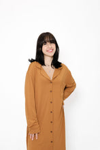 Load image into Gallery viewer, Ladies Winter Luxury Sleep Shirt - Spice Bamboo
