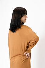 Load image into Gallery viewer, Ladies Winter Luxury Sleep Shirt - Spice Bamboo