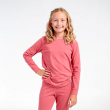 Load image into Gallery viewer, Kids Winter Pajamas - Protea Blush