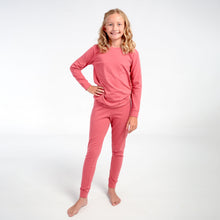 Load image into Gallery viewer, Kids Winter Pajamas - Protea Blush