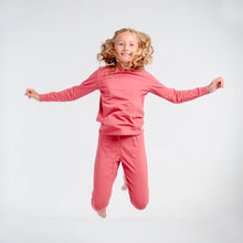 Load image into Gallery viewer, Kids Winter Pajamas - Protea Blush