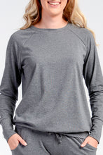 Load image into Gallery viewer, Ladies Winter Pajamas set - Charcoal Melange