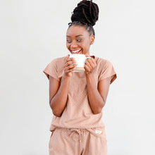 Load image into Gallery viewer, Ladies Summer Pajama Set - Cinnamon and Sugar