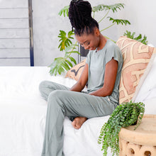 Load image into Gallery viewer, Ladies Mid-season Pajamas - Sage