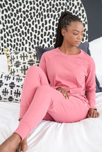 Load image into Gallery viewer, Ladies Winter Pajamas set - Protea Blush