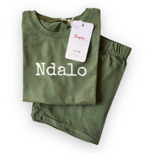 Load image into Gallery viewer, Kids Summer Pajama Set - Fern