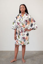 Load image into Gallery viewer, Ladies Kimono Gown -  Floral