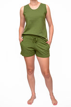 Load image into Gallery viewer, Ladies Summer Vest Pajama Set -  Fern