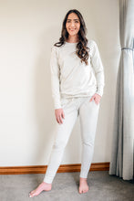 Load image into Gallery viewer, Ladies Winter Pajamas set - Oatmeal