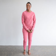 Load image into Gallery viewer, Ladies Winter Pajamas set - Protea Blush