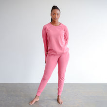 Load image into Gallery viewer, Ladies Winter Pajamas set - Protea Blush
