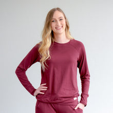 Load image into Gallery viewer, Ladies Winter Pajamas - Burgundy