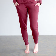 Load image into Gallery viewer, Ladies Winter Pajamas - Burgundy