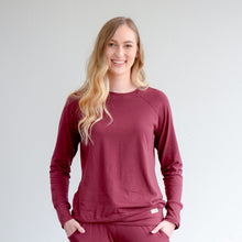 Load image into Gallery viewer, Ladies Winter Pajamas - Burgundy