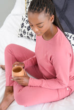 Load image into Gallery viewer, Ladies Winter Pajamas set - Protea Blush