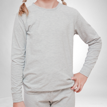 Load image into Gallery viewer, Kids Winter Pajamas - Soft Grey