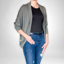 Load image into Gallery viewer, Ladies CardiGown - Charcoal Grey