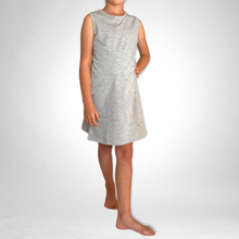 Load image into Gallery viewer, Girls Summer SleepTee Nightdress - Grey