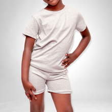 Load image into Gallery viewer, Kids Summer Pajama Set - Grey