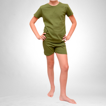Load image into Gallery viewer, Kids Summer Pajama Set - Fern