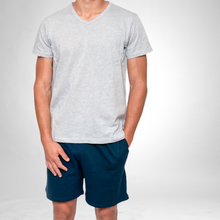 Load image into Gallery viewer, Mens Pajamas - Navy and Grey