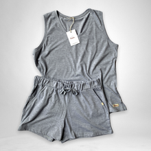 Load image into Gallery viewer, Ladies Summer Vest Pajama Set -  Grey