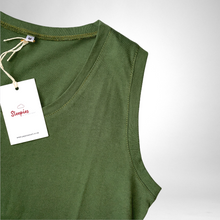 Load image into Gallery viewer, Ladies Summer Vest Pajama Set -  Fern