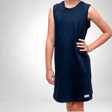 Load image into Gallery viewer, Girls Summer SleepTee Nightdress - Navy