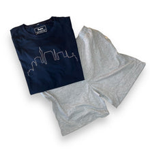 Load image into Gallery viewer, Mens Navy Pajamas - Skyline