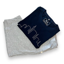 Load image into Gallery viewer, Mens Navy Pajamas - Skyline