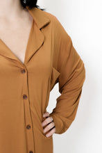 Load image into Gallery viewer, Ladies Winter Luxury Sleep Shirt - Spice Bamboo

