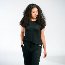 Load image into Gallery viewer, Ladies Mid-season Pajamas - Black
