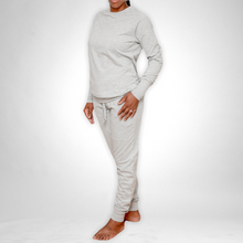 Load image into Gallery viewer, Ladies Winter Pajamas - Soft Grey
